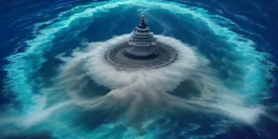 网络安全主题插图，盾牌图标与平台审核流程示意图，绿色调专业感